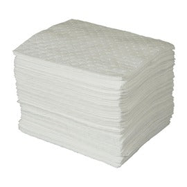 Brady® 15" X 19" White Meltblown Polypropylene Sorbent Pad