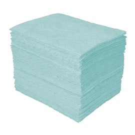 Brady® 15" X 19" Universal Plus Green MMM (Meltblown-Meltblown-Meltblown) Polypropylene Sorbent Pad