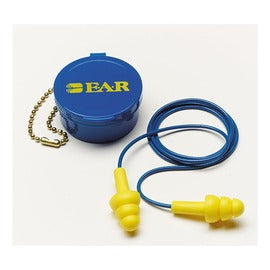 3M™ E-A-R™ Multi-Flange ABS/Elastomeric Polymer Corded Earplugs