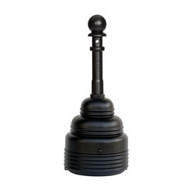 Eagle 4 Gallon Black SafeSmoker™ HDPE Cigarette Butt Receptacle