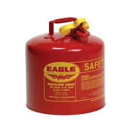 Eagle 5 Gallon Red Galvanized Steel Safety Can