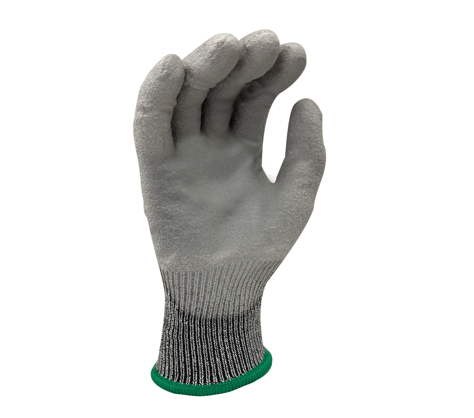 Task Gloves - CUTMAN® - 13 Gauge Gray HDPE shell, Gray Polyurethane palm coated, ANSI Cut A2 - Dozen
