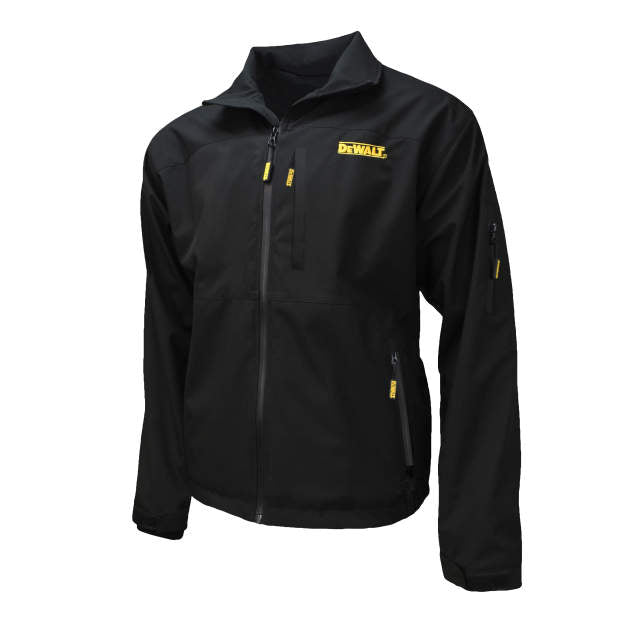 DEWALT Men's Heated Structured Soft Shell Jacket Kitted