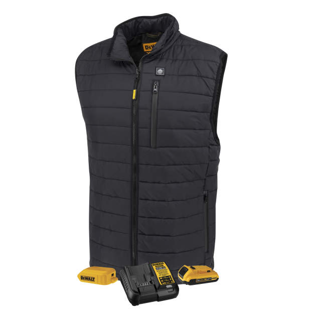 DEWALT Men's Lightweight Heated Puffer Vest
