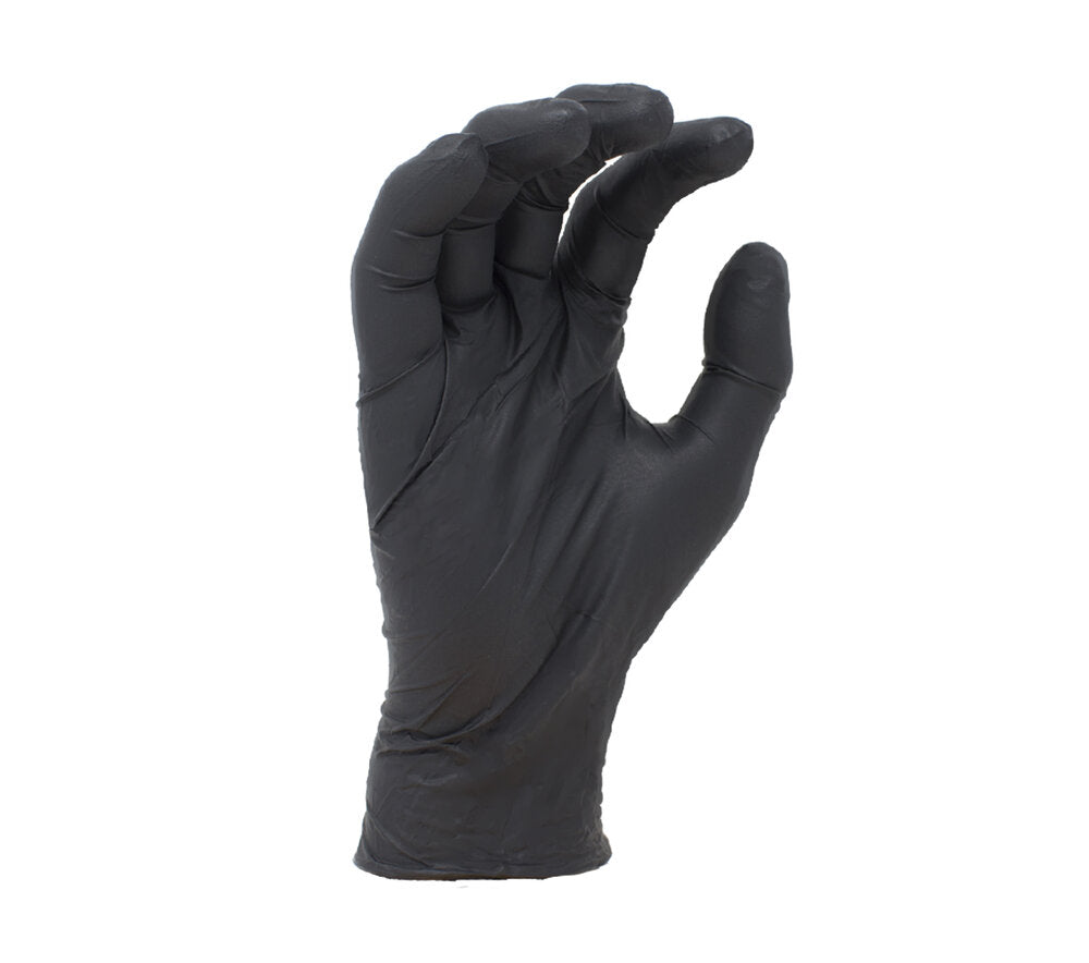 (TSK5002) Task Gloves - Black Nitrile Exam Gloves 5.0 mil Power-Free