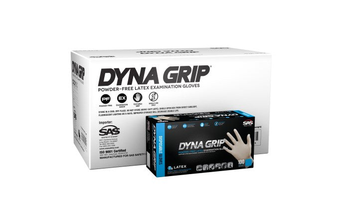 Dyna Grip Powder-free Latex Exam Gloves - Case