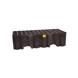 Eagle 2 Drums Black HDPE Spill Pallet