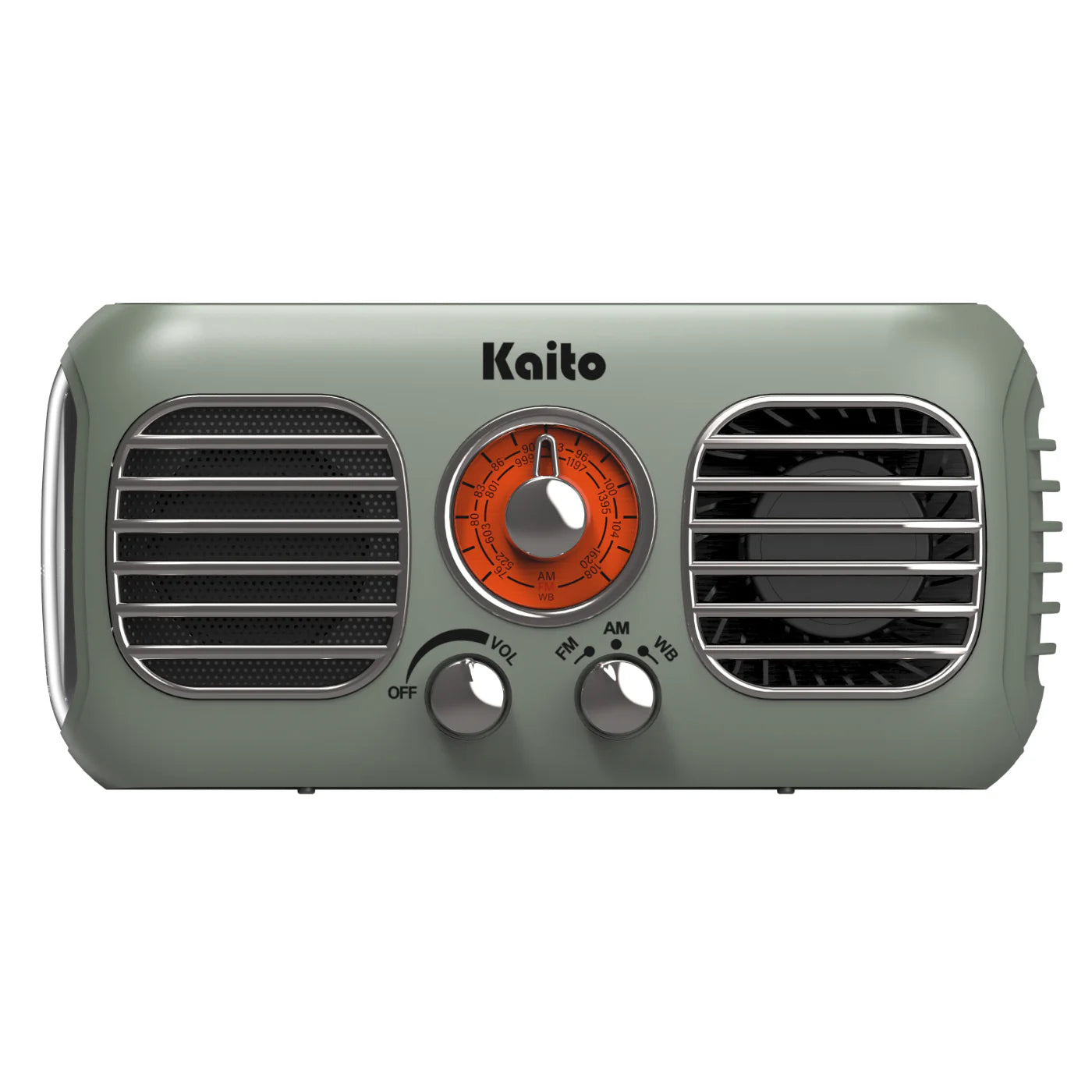 Kaito KA777 AM FM NOAA Weather Emergency Radio with Fan and Flashlight
