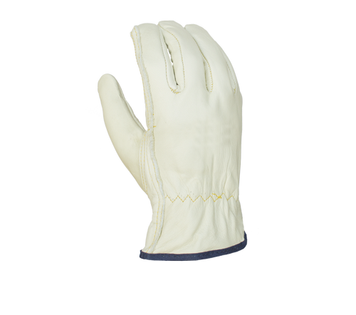 Task Gloves Standard Grain Cowhide Leather Drivers Gloves Keystone Thumb - Dozen