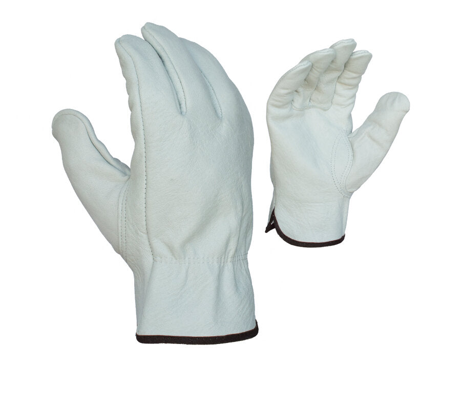 Task Gloves Quality Grain Goatskin Leather Driver Gloves-Keystone Thumb - Dozen