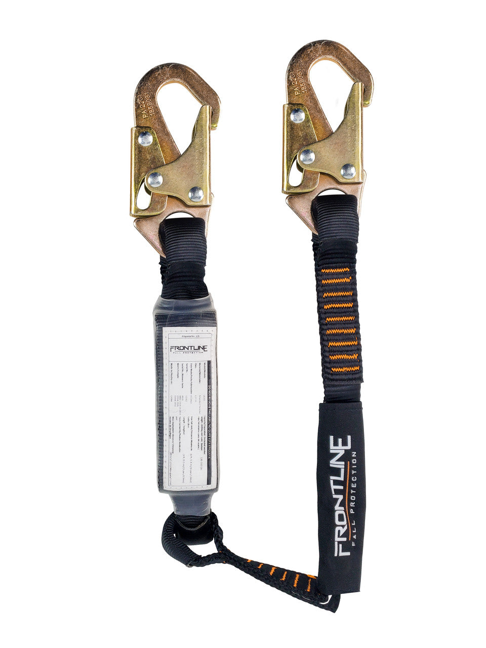 Frontline LIS31S Combat 3 Single Leg Snaphook Lanyard with Internal Shock Absorber