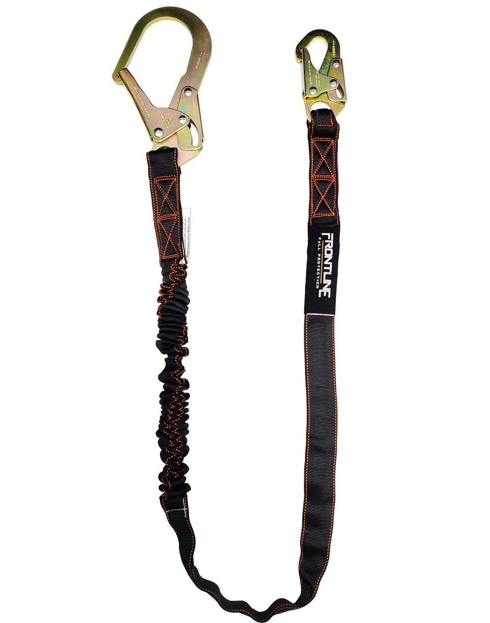 Frontline LIS61R Combat 6 Single Leg Rebar Hook End Lanyard with Internal Shock Absorber