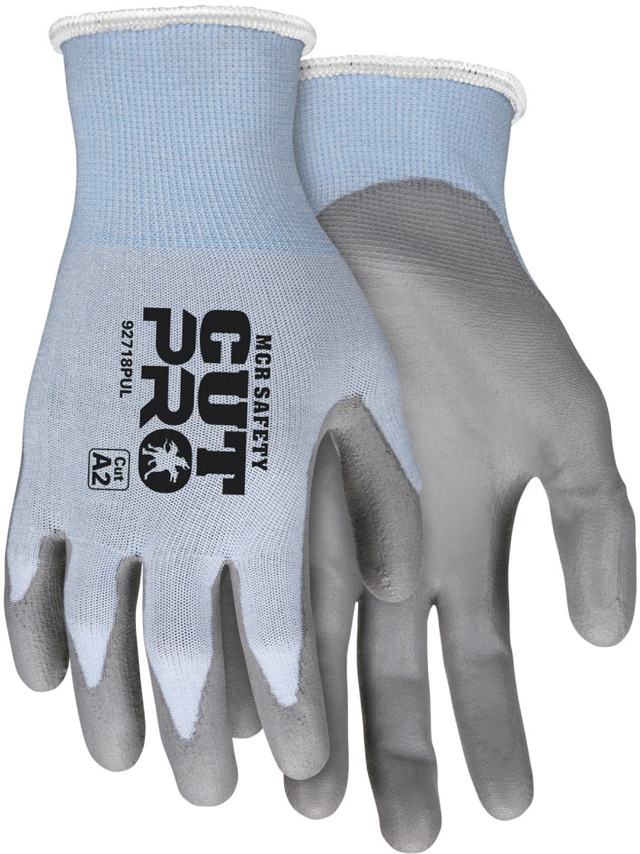 MCR Safety Cut Pro® 18 Gauge Hypermax™ Cut Resistant Gloves With Polyurethane Coated Palm