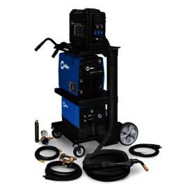 Miller AlumaFeed 350 MPa/MIGRunner 1 or 3 Phase MIG Welder With 208 - 575 Input Voltage, 425 Amp Max Output, SuitCase Push-Pull Wire Feeder, Water-Cooled Gun And Accessory Package