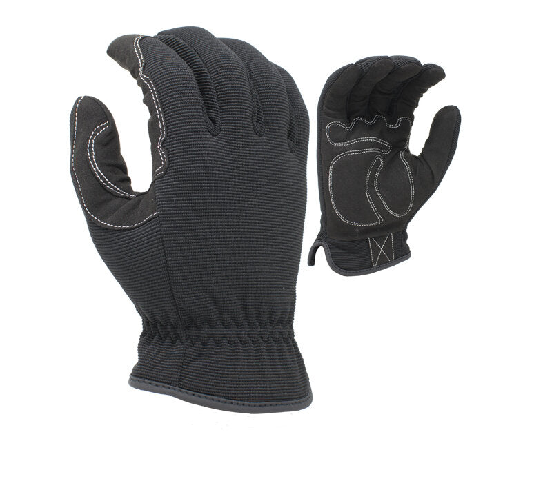 Task Gloves- Mechanic Synthetic Leather, padded contoured palm Gloves - Dozen