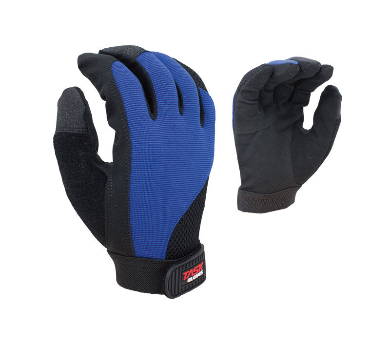 Task Gloves- Ergonomical Mechanic Synthetic Leather Gloves - Dozen
