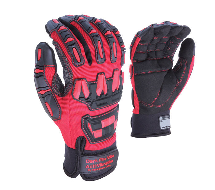 Task Gloves - Synthetic Leather Palm padded, Armortex reinforced crotch, Neoprene cuff with hook and loop closure, TPR back, Waterproof liner, Thinsulate lined - Dozen