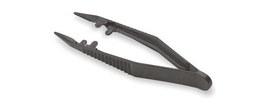 Honeywell 4" Black Plastic Forceps