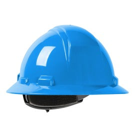 Protective Industrial Products Dynamic® Kilimanjaro™ HDPE Full Brim Hard Hat With Wheel/4-Point Ratchet Suspension