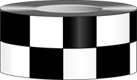 Tough-Mark™ Standard Floor Marking Tape: Checkerboard Pattern