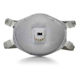 3M™ N95 Disposable Particulate Respirator With Cool Flow™ Exhalation Valve And 3M™ Cool Flow™ Valve, Adjustable Buckle Straps, Advanced Electret Media, Faceseal, Welding Web
