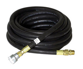 Bullard® 3/8" 25' Reinforced EPDM Starter Supplied Air Hose With Schrader QD Nipple