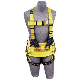 3M™ DBI-SALA® Large Delta™ No-Tangle™ Full Body Style Harness With Back And Side D-Ring, Quick Connect Chest And Tongue Leg Strap Buckle And Comfort Padding