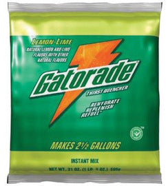 Gatorade® 2.12 Ounce Lemon Lime Flavor Electrolyte Drink Powder Concentrate Package