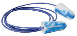 Moldex® SparkPlugs® Tapered Foam Corded Earplugs (NRR 33)