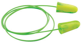 Moldex® Goin' Green® Tapered Foam Corded Earplugs (NRR 33)