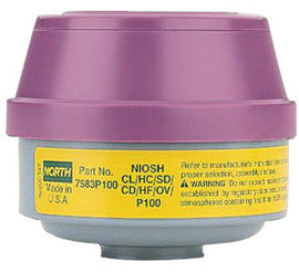 Honeywell Acid Gas And Organic Vapor Respirator Cartridge For 7700/5400/5500/7600 Series Respirators