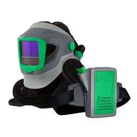 RPB® Z4® Lightweight Belt Mounted PAPR Welding Helmet System With Shoulder Cape, Spark Arrestor And Breathing Tube