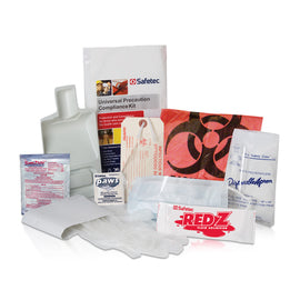 Safetec® 1" X 6.19" X 9 3/4" Polyethylene Precautions Compliance Kit