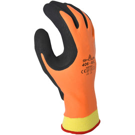 SHOWA® Orange And Black Natural Rubber Acrylic Lined Cold Weather Gloves