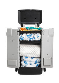 Brady® 39" X 17" X 18" SPC® Gray Polyethylene Mobile Kaddie Spill Kit