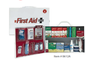 Prostat Industrial First Aid Cabinets - 2 Shelf Class A Industrial with Liner