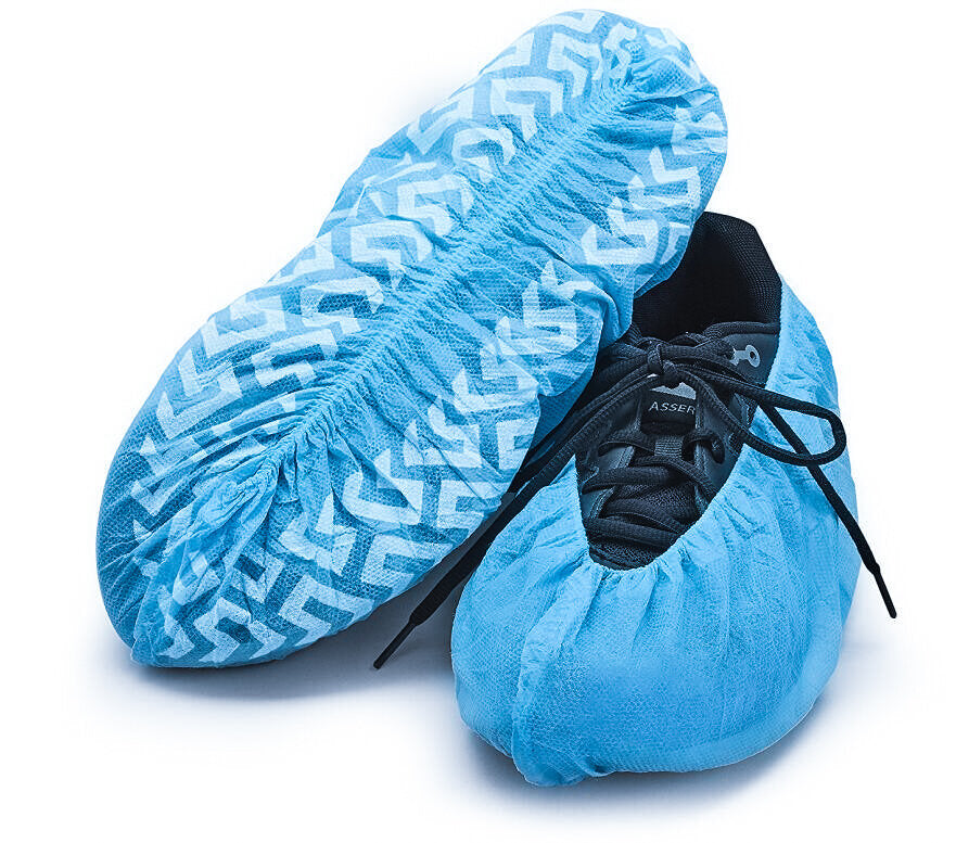 Life Guard -Blue Anti-Skid Shoe Cover - Sold By The Bag of 100