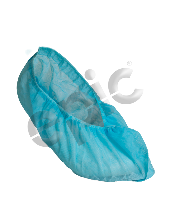 EPIC Polypropylene Sky Blue Shoe Cover with white anti skid bottom C
