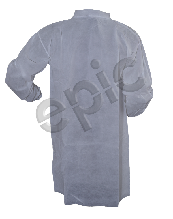 EPIC- Basic Protection CleanRoom White Lab Coat- Case
