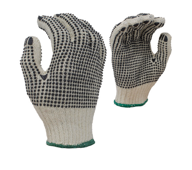 Task Gloves (TSK1007) Economical Knit Work Glove with PVC Dot - Dozen