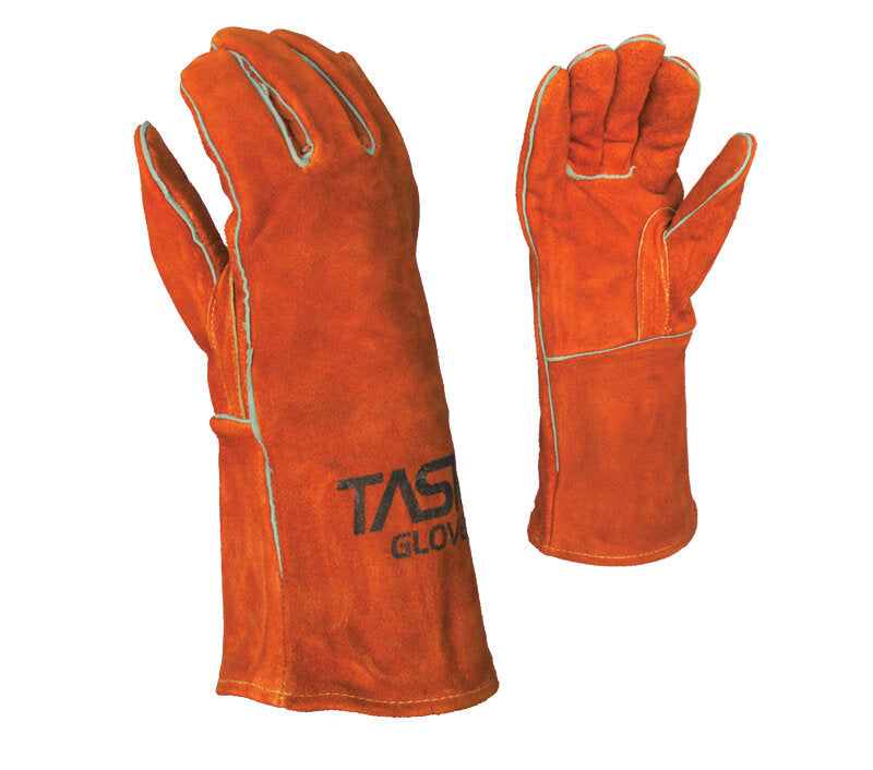 Brown Selected Split cow leather welding gloves (MEN'S)