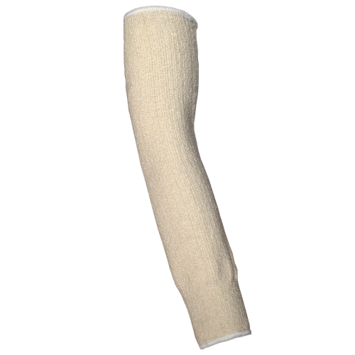 Terry Cloth Sleeve, 18" length, Natural White, Loop-out - (24 each/polybag, 6 polybag/case)