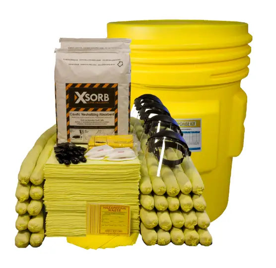 XSORB Caustic Neutralizing 95 gal Spill Response Kit - 1 OVERPACK