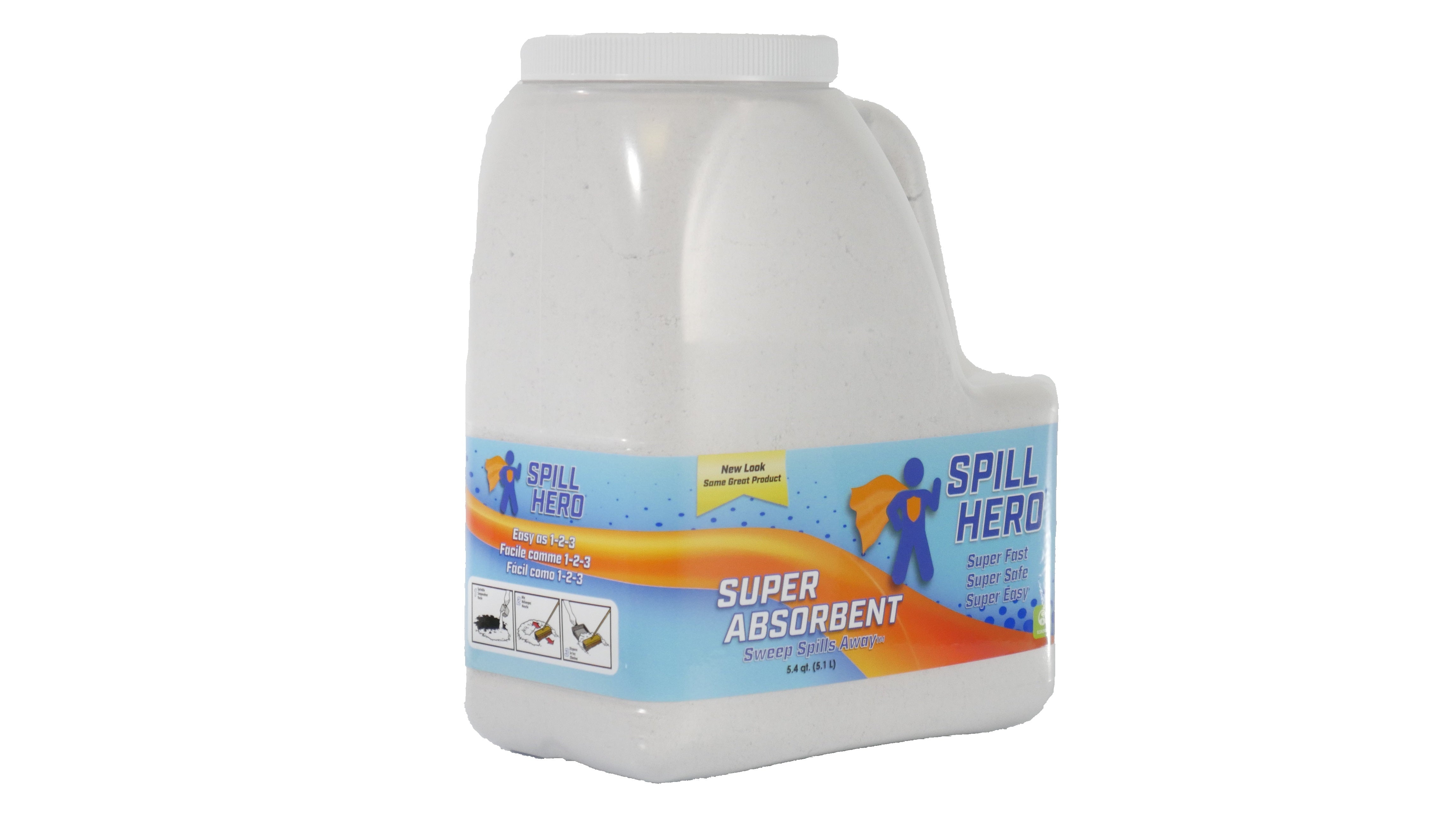 SPILL HERO UNIVERSAL ABSORBENT, 5.4 QT. BOTTLE