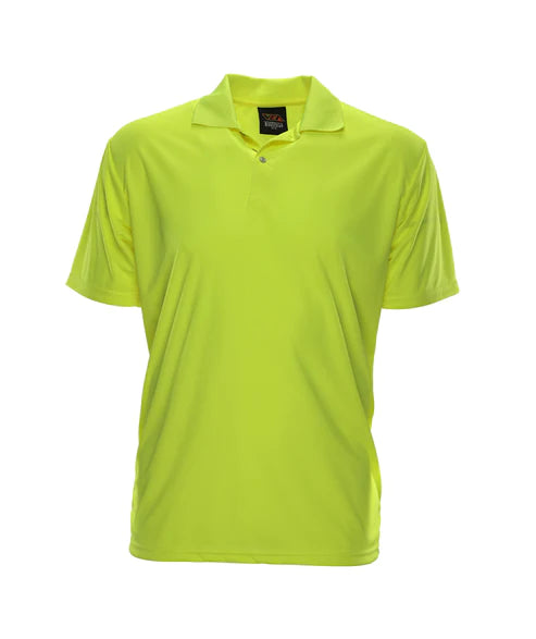300BLM Hi-Vis Lime Birdseye Safety Polo Shirt-eSafety Supplies, Inc