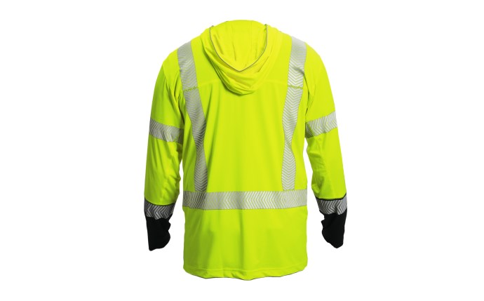 Kishigo-Cool Touch Long Sleeve Hoodie T-Shirt, Class 3