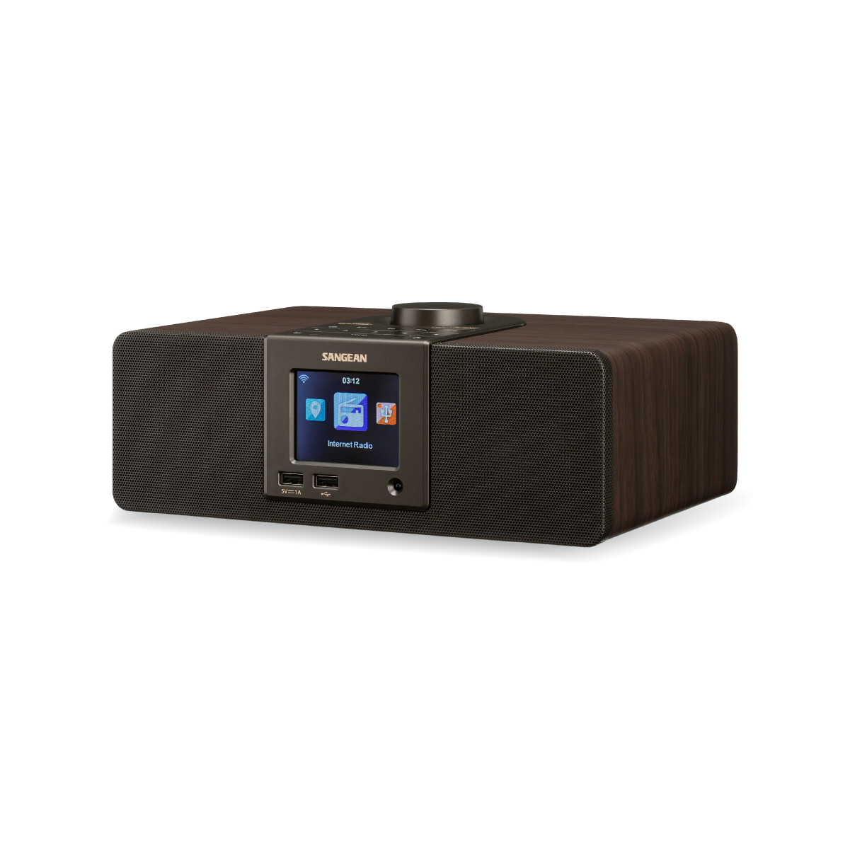 Internet Radio/AUX/Bluetooth/AirMusic App Digital Wooden Radio-eSafety Supplies, Inc