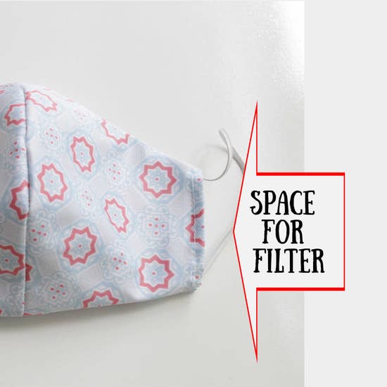 LMC Face Mask with Filter - Blue