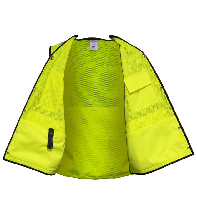 Multi-Pocket Safety Vest Hi-Vis Mesh Vest Surveyor-eSafety Supplies, Inc
