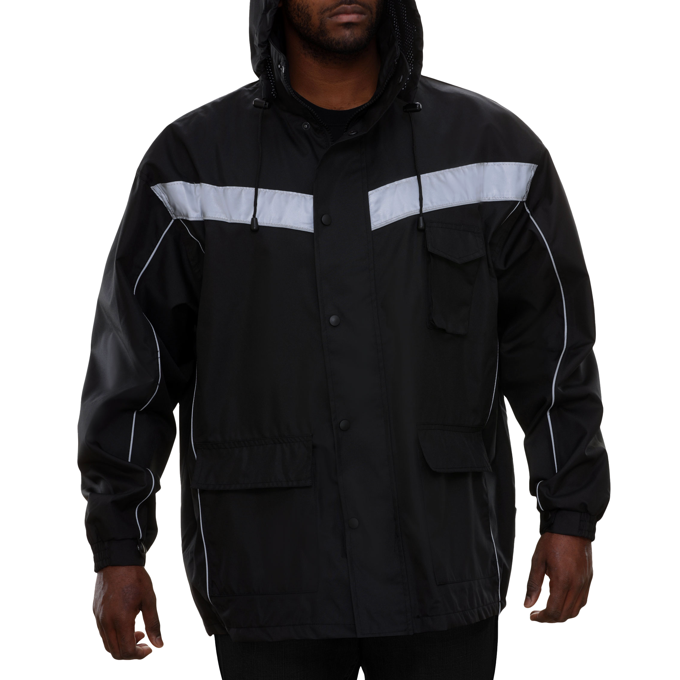 Reflective waterproof jacket cheap